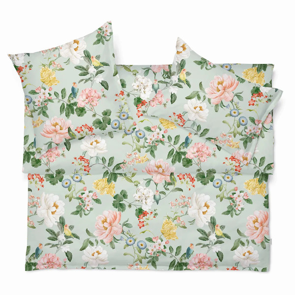 Schlossberg Artemis vert Satin 135x200cm 80x80cm