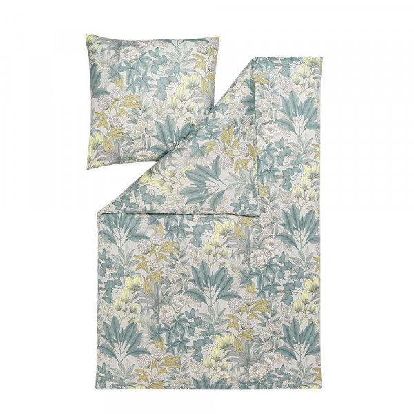 Estella Jersey Wäsche Florentin Fb: taube 135x200cm, 80x80cm