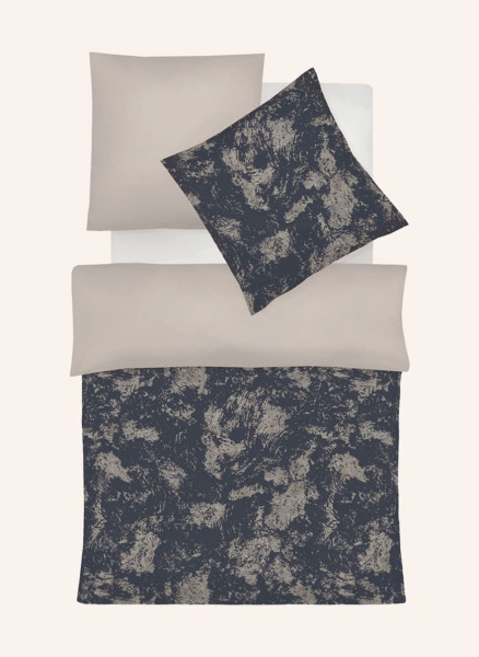 fleuresse Damast Bettwäsche 135x200cm 80x80cm BLACK PREMIUM