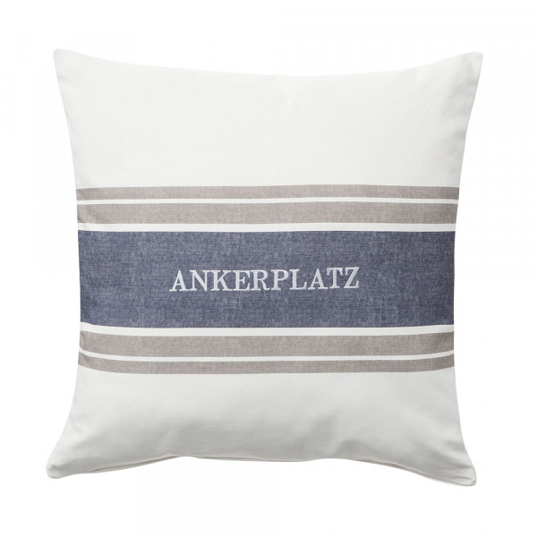 ESTELLA KISSENBEZUG "ANKERPLATZ" 50X50CM