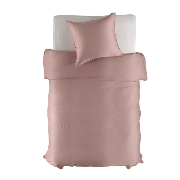 Heckett Lane Bambus-Bettwäsche 135x200cm, 80x80cm, shady pink