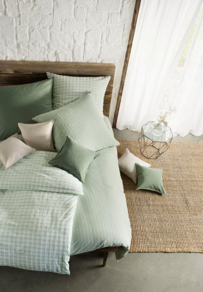 fleuresse rio Seersucker Bettwäsche 135x200cm, 80x80cm