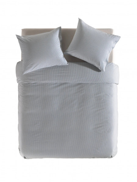 Yellow Oxford Buntgewebe, Providence blue, 135x200cm, 80x80cm