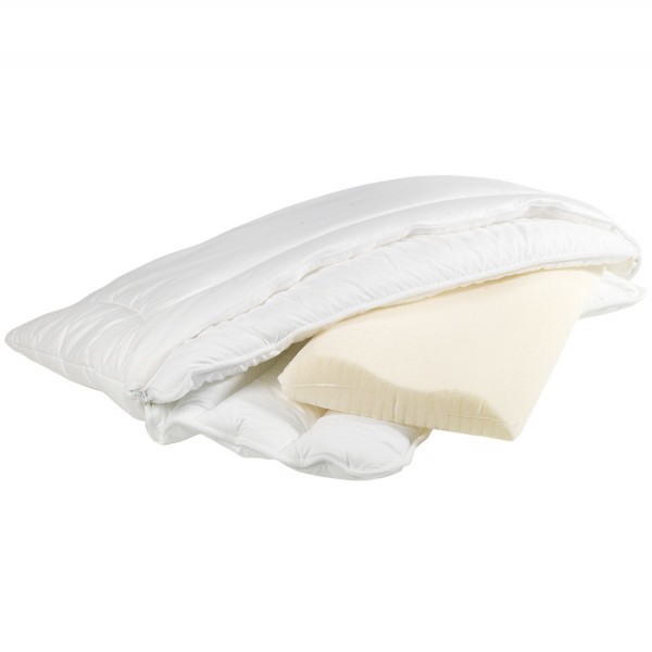 Ergonom Faser / Latex Kopfkissen