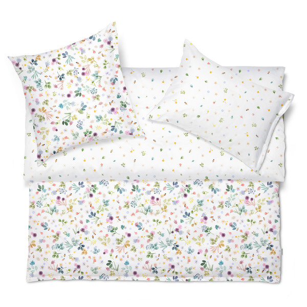 Schlossberg Wende-Bettwäsche Satin Ylvie 135x200cm mit 80x80cm